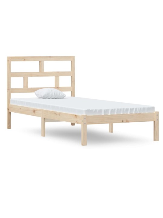 Rám postele 90 x 190 cm Single masivní dřevo