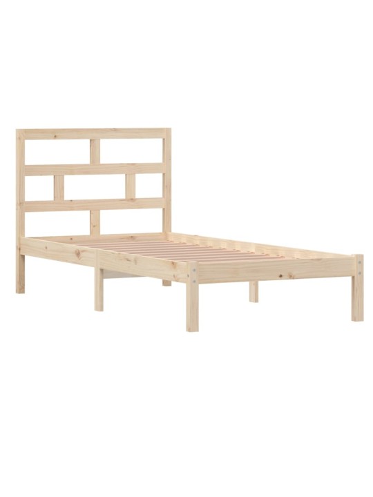Rám postele 90 x 190 cm Single masivní dřevo