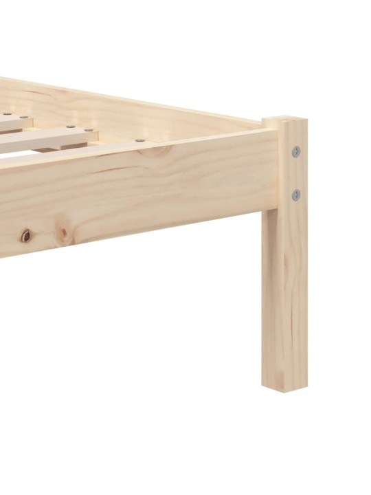 Rám postele 90 x 190 cm Single masivní dřevo