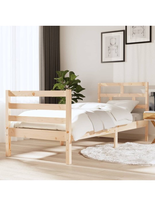 Rám postele 75 x 190 cm Small Single masivní dřevo