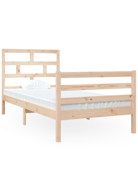 Rám postele 90 x 190 cm Single masivní dřevo