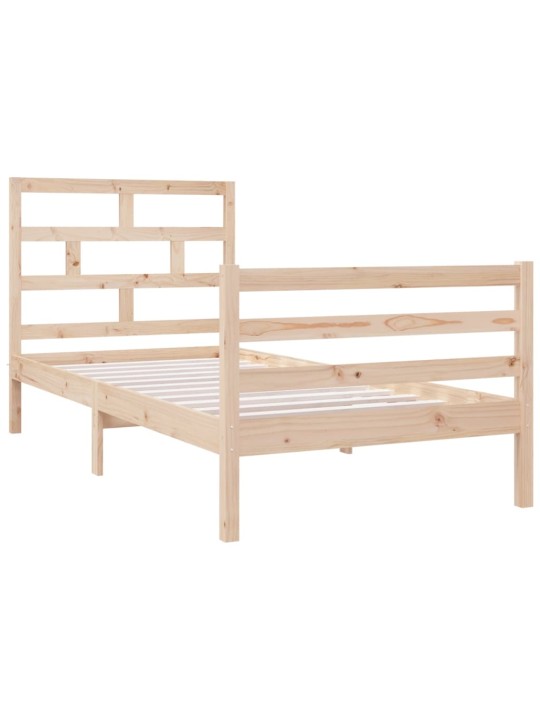 Rám postele 90 x 190 cm Single masivní dřevo