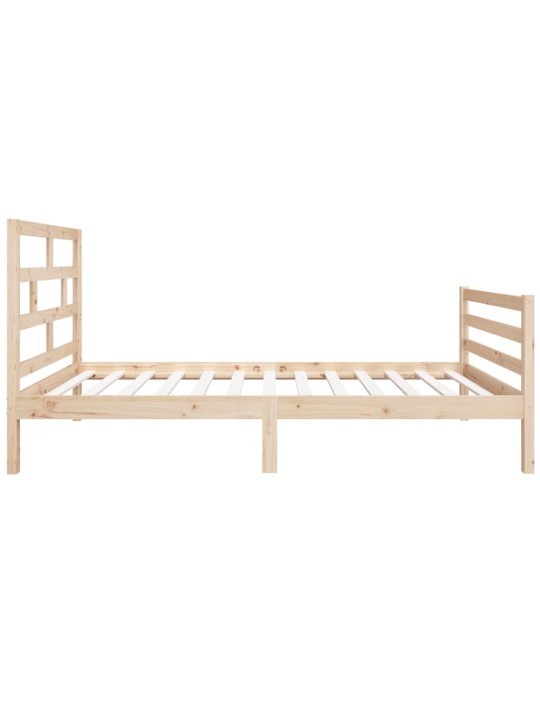 Rám postele 90 x 190 cm Single masivní dřevo
