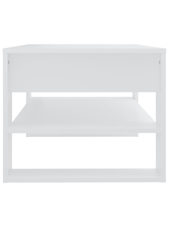 Konferenční stolek bílý 102 x 55 x 45 cm kompozitní dřevo