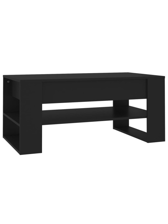 Konferenční stolek černý 102 x 55 x 45 cm kompozitní dřevo