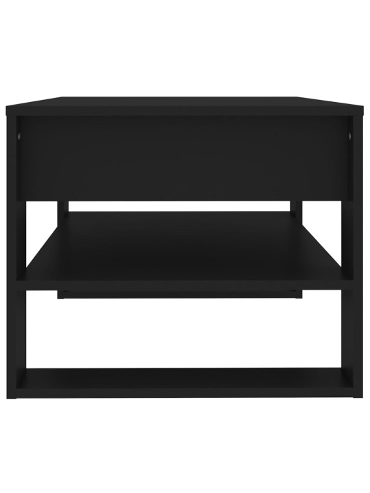 Konferenční stolek černý 102 x 55 x 45 cm kompozitní dřevo