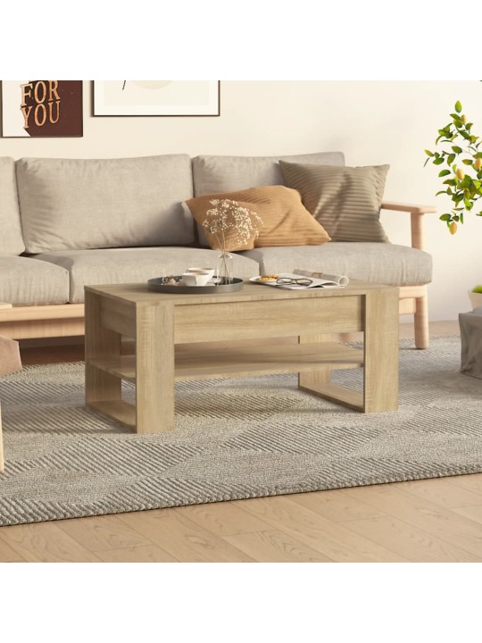 Konferenční stolek dub sonoma 102 x 55 x 45 cm kompozitní dřevo