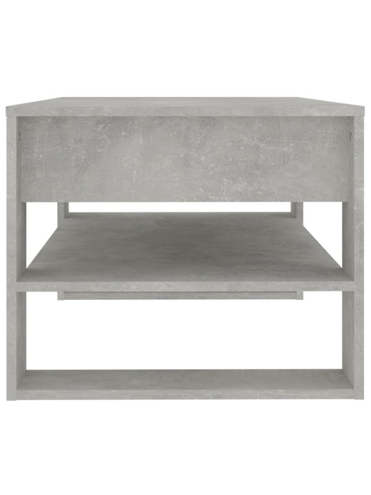 Konferenční stolek betonově šedý 102x55x45 cm kompozitní dřevo
