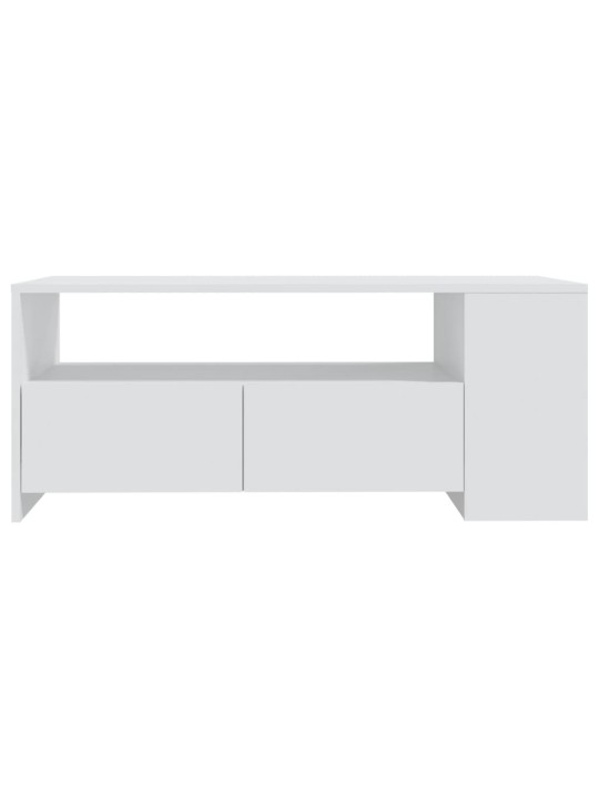 Konferenční stolek bílý 102 x 55 x 42 cm kompozitní dřevo