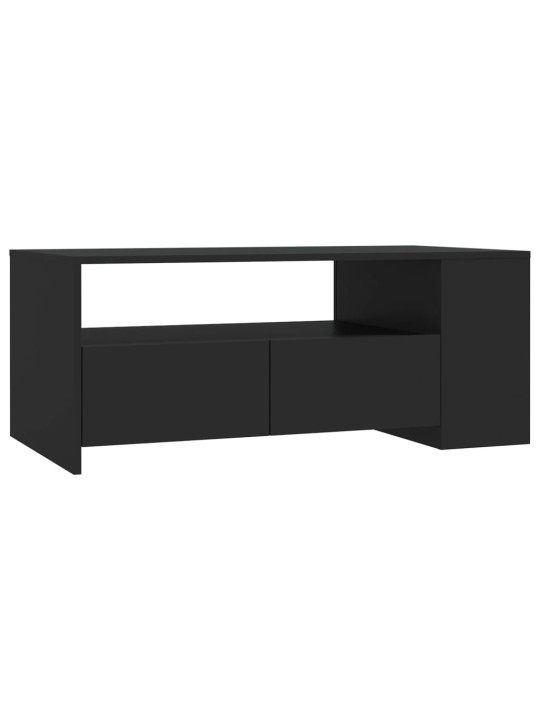 Konferenční stolek černý 102 x 55 x 42 cm kompozitní dřevo