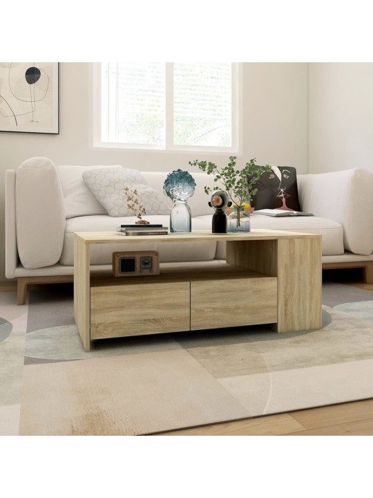 Konferenční stolek dub sonoma 102 x 55 x 42 cm kompozitní dřevo
