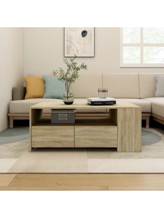 Konferenční stolek dub sonoma 102 x 55 x 42 cm kompozitní dřevo