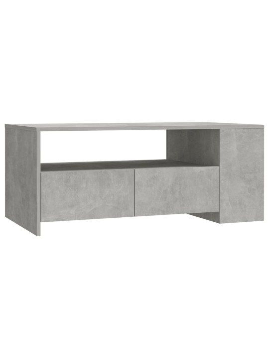 Konferenční stolek betonově šedý 102x55x42 cm kompozitní dřevo