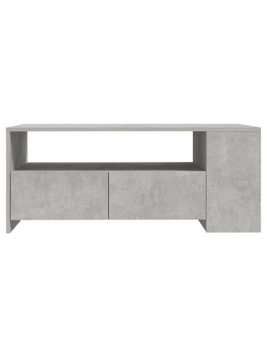 Konferenční stolek betonově šedý 102x55x42 cm kompozitní dřevo