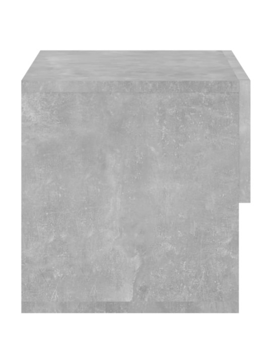 Nástěnné noční stolky 2 ks betonově šedé