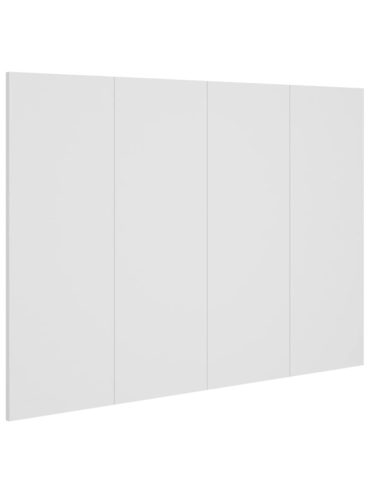 Čelo postele bílé 120 x 1,5 x 80 cm kompozitní dřevo