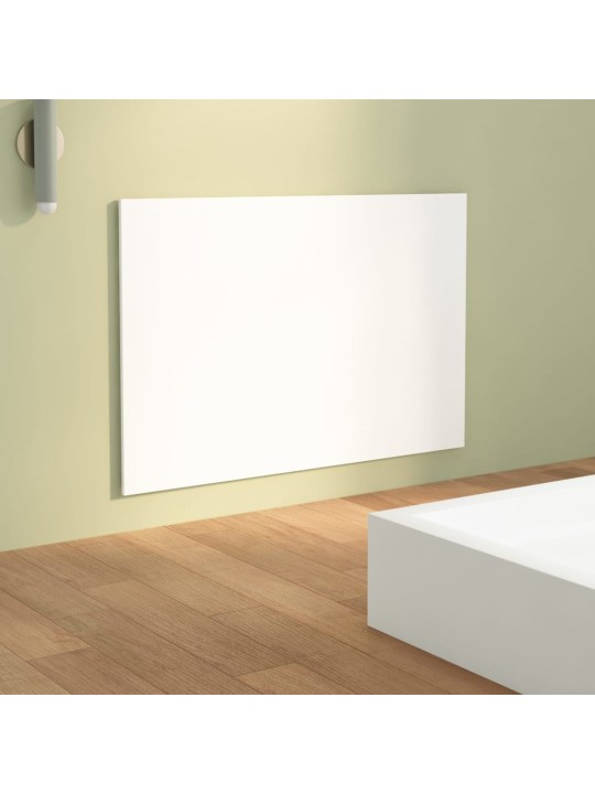 Čelo postele bílé 120 x 1,5 x 80 cm kompozitní dřevo