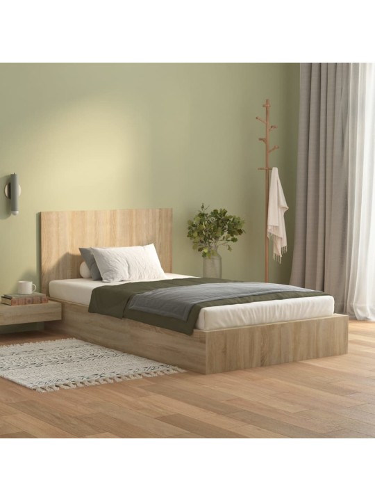 Čelo postele dub sonoma 120 x 1,5 x 80 cm kompozitní dřevo
