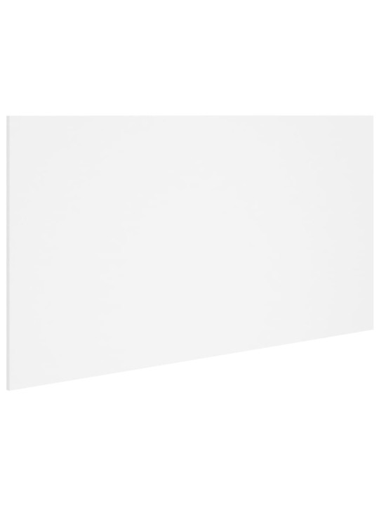 Čelo postele bílé 160 x 1,5 x 80 cm kompozitní dřevo