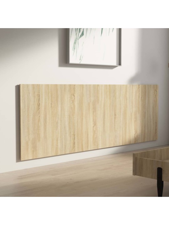 Nástěnné čelo postele dub sonoma 240x1,5x80 cm kompozitní dřevo