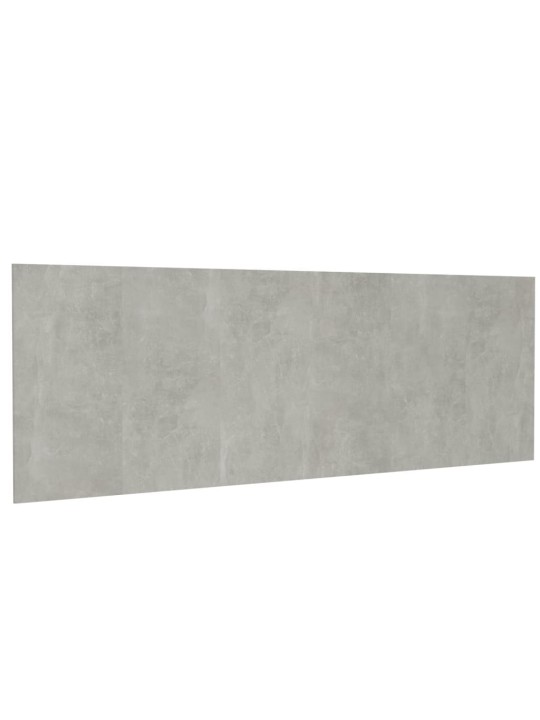 Nástěnné čelo postele betonově šedé 240 x 1,5 x 80 cm kompozit