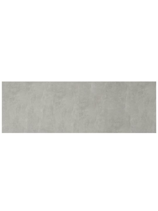 Nástěnné čelo postele betonově šedé 240 x 1,5 x 80 cm kompozit