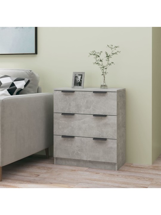 Příborník betonově šedý 60 x 30 x 70 cm kompozitní dřevo