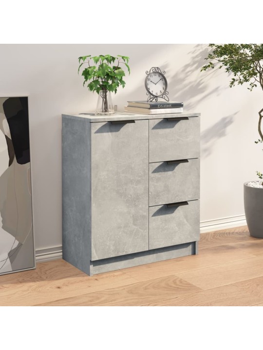 Příborník betonově šedý 60 x 30 x 70 cm kompozitní dřevo