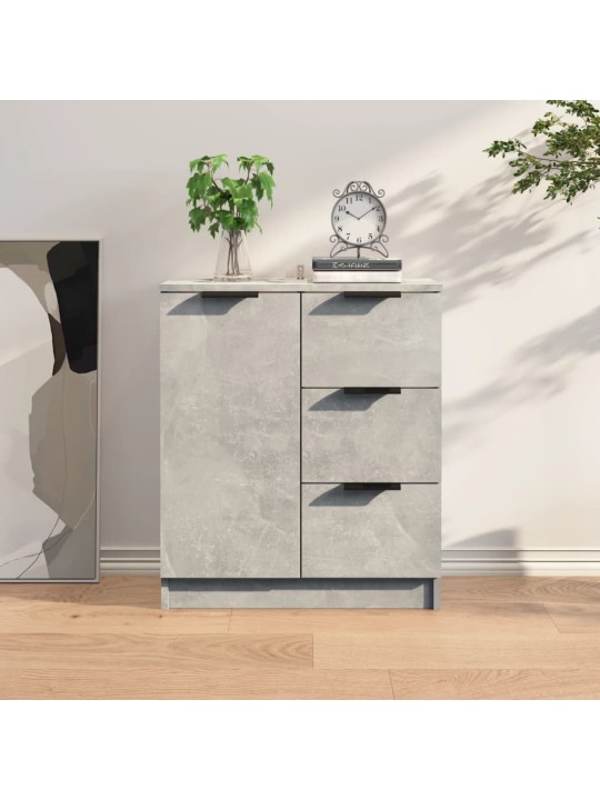 Příborník betonově šedý 60 x 30 x 70 cm kompozitní dřevo