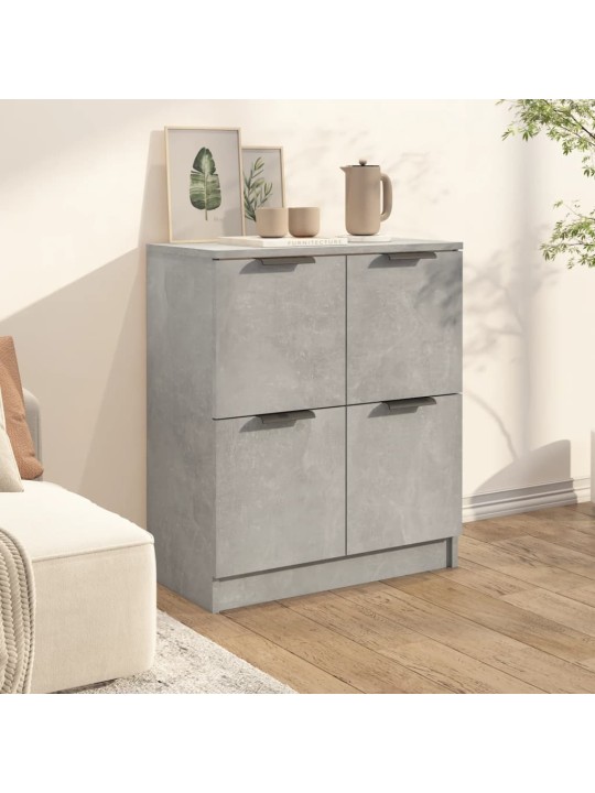 Příborník betonově šedý 60 x 30 x 70 cm kompozitní dřevo