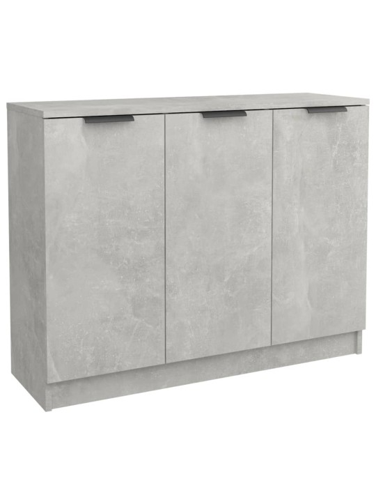 Příborník betonově šedý 90,5 x 30 x 70 cm kompozitní dřevo