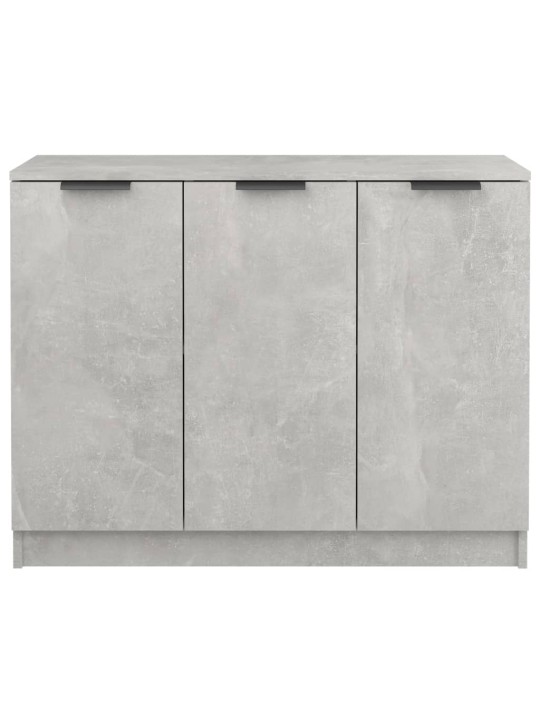 Příborník betonově šedý 90,5 x 30 x 70 cm kompozitní dřevo