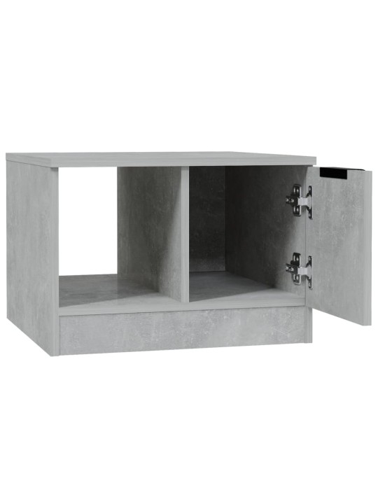 Konferenční stolek betonově šedý 50x50x36 cm kompozitní dřevo