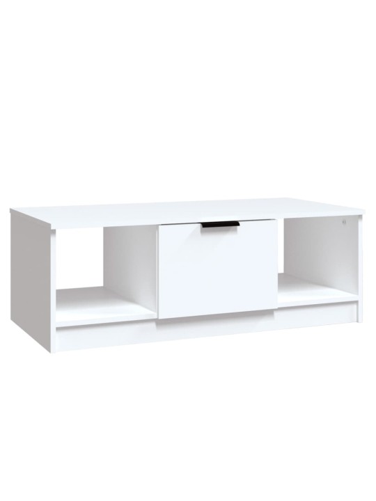 Konferenční stolek bílý 102 x 50 x 36 cm kompozitní dřevo