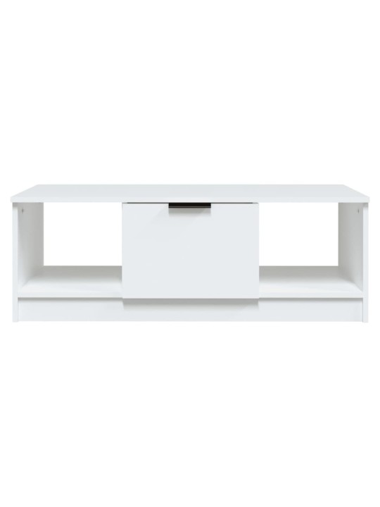Konferenční stolek bílý 102 x 50 x 36 cm kompozitní dřevo
