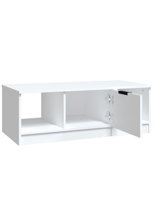 Konferenční stolek bílý 102 x 50 x 36 cm kompozitní dřevo