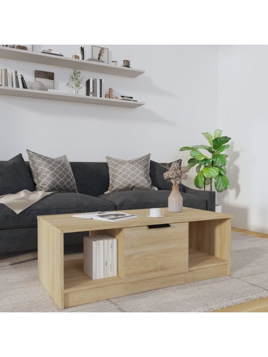 Konferenční stolek dub sonoma 102 x 50 x 36 cm kompozitní dřevo