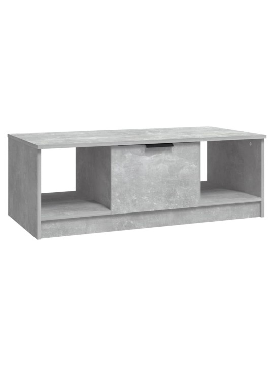 Konferenční stolek betonově šedý 102x50x36 cm kompozitní dřevo