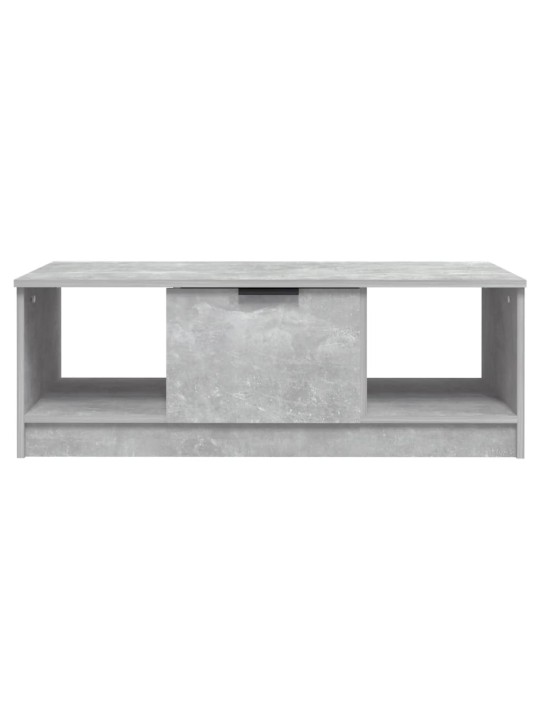 Konferenční stolek betonově šedý 102x50x36 cm kompozitní dřevo