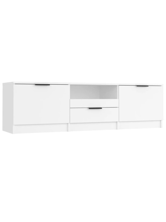 TV skříňka bílá 140 x 35 x 40 cm kompozitní dřevo