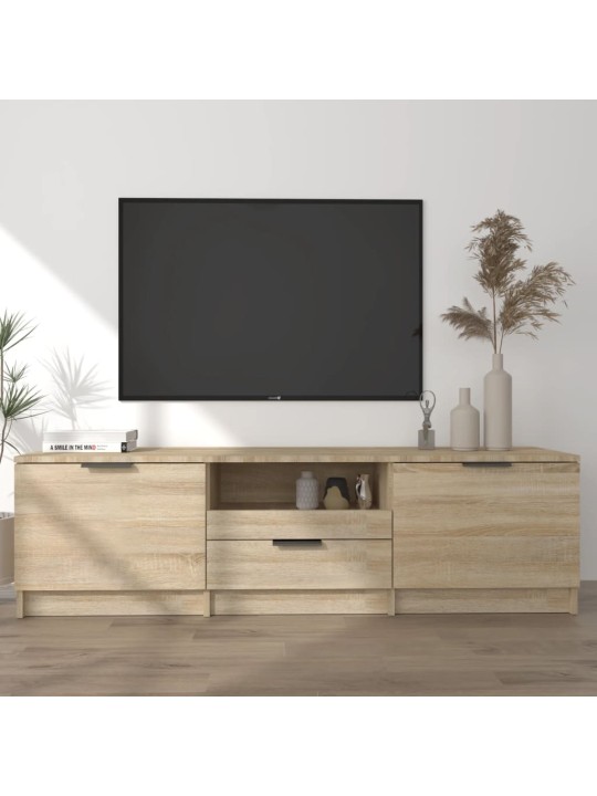 TV skříňka dub sonoma 140 x 35 x 40 cm kompozitní dřevo