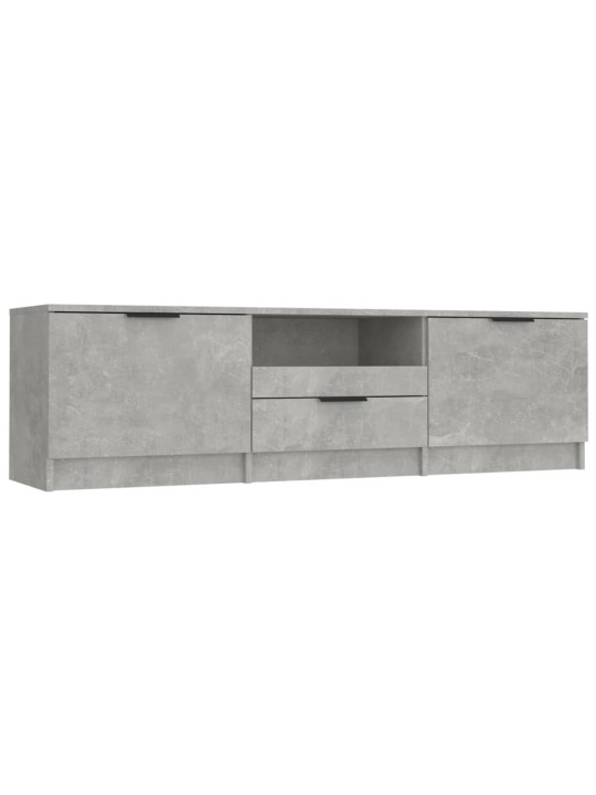TV skříňka betonově šedá 140 x 35 x 40 cm kompozitní dřevo