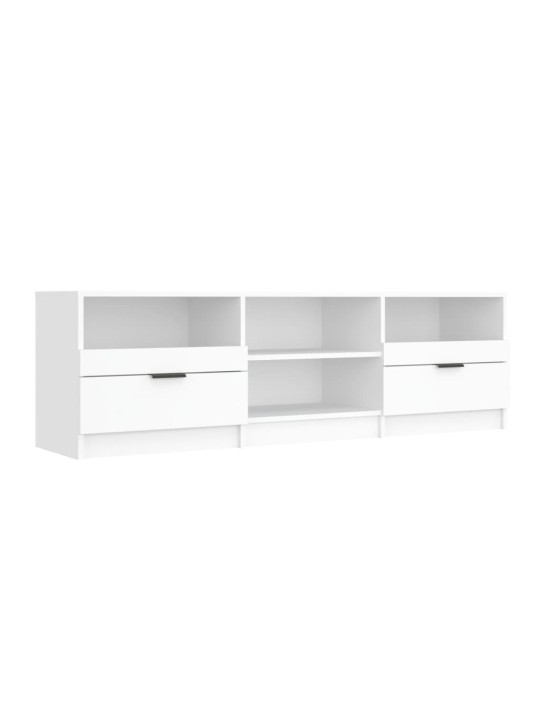 TV skříňka bílá 150 x 33,5 x 45 cm kompozitní dřevo