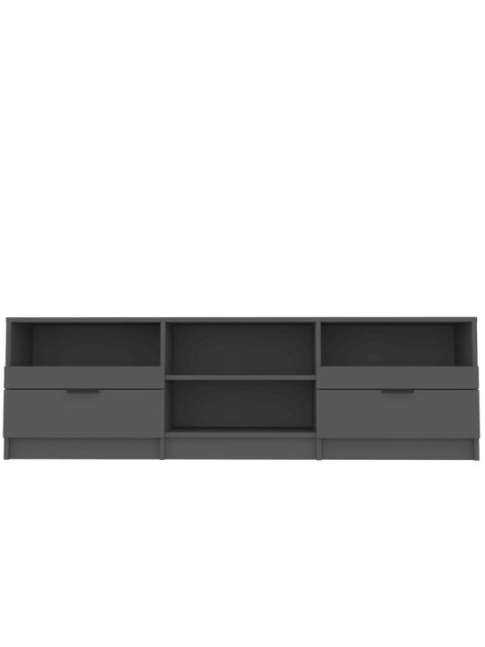 TV skříňka černá 150 x 33,5 x 45 cm kompozitní dřevo