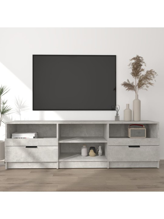 TV skříňka betonově šedá 150 x 33,5 x 45 cm kompozitní dřevo