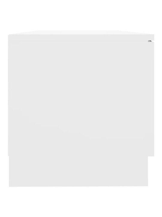 TV skříňky 2 ks bílé 80 x 35 x 36,5 cm kompozitní dřevo