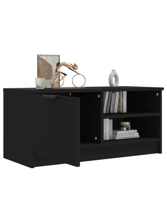 TV skříňka černá 80 x 35 x 36,5 cm kompozitní dřevo