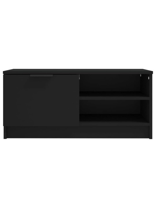 TV skříňka černá 80 x 35 x 36,5 cm kompozitní dřevo