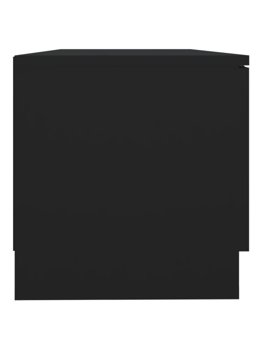 TV skříňka černá 80 x 35 x 36,5 cm kompozitní dřevo