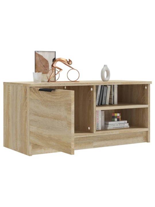 TV skříňka dub sonoma 80 x 35 x 36,5 cm kompozitní dřevo